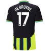 Manchester City De Bruyne 17 Voetbaltenue Uit 2024-25 - Kind